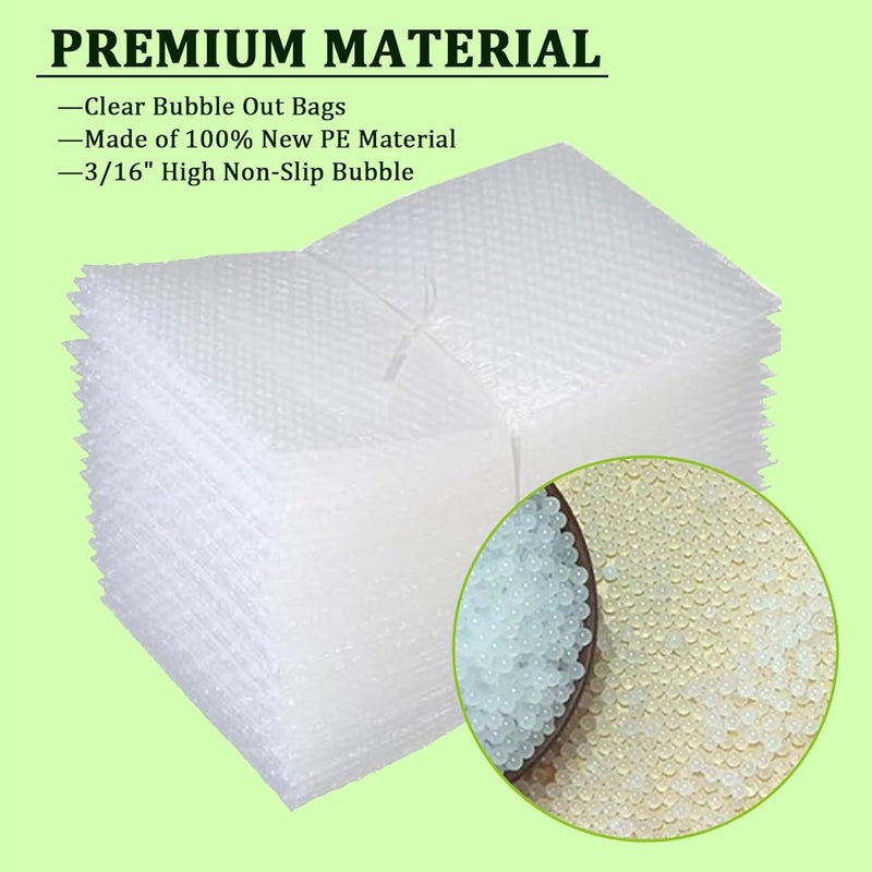APOCHON 14 Pack Clear Bubble Out Bag Pouches,18x22 inch Large Bubble Bag for Extra Protection,Double Walled Shockproof Bubble Cushioning Wrap Bag Pouches for Storage,Shipping,Moving,Packing Supplies - Image 3